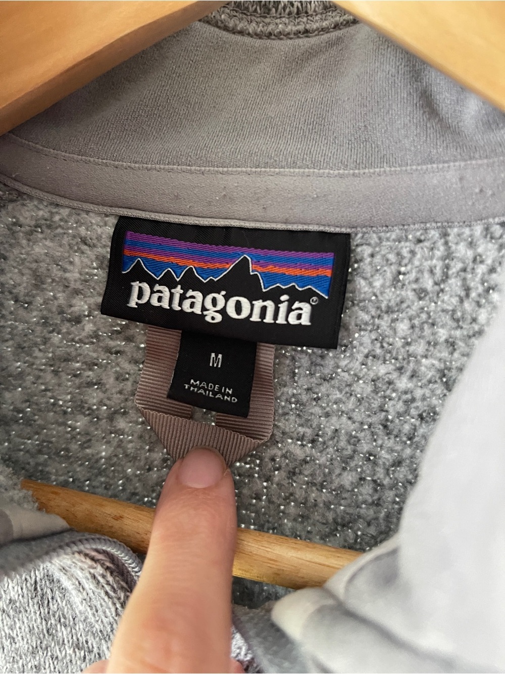 Patagonia Better Sweater 1/4 Zip Gray Size M - Picture 4 of 5